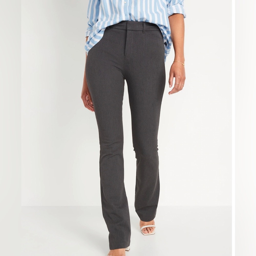 High-Waisted Pixie Flare Pants - size 12